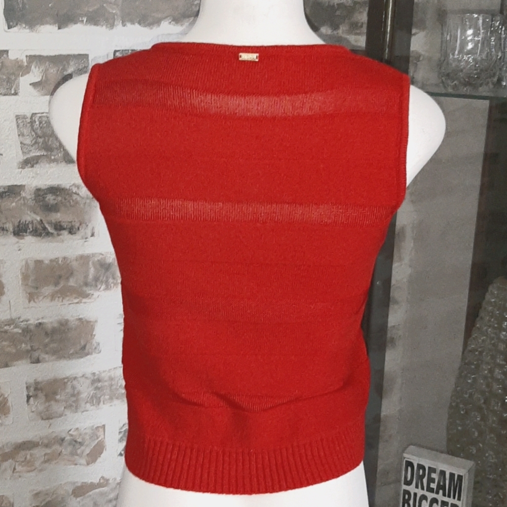💖St. John red wool top - Picture 4 of 8